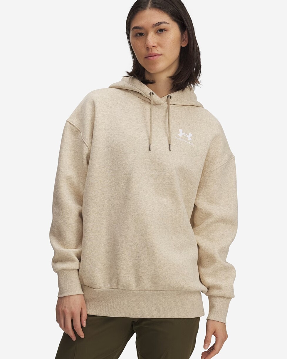 SWEAT UNDER ARMOUR ICON FLEECE - BEGE
