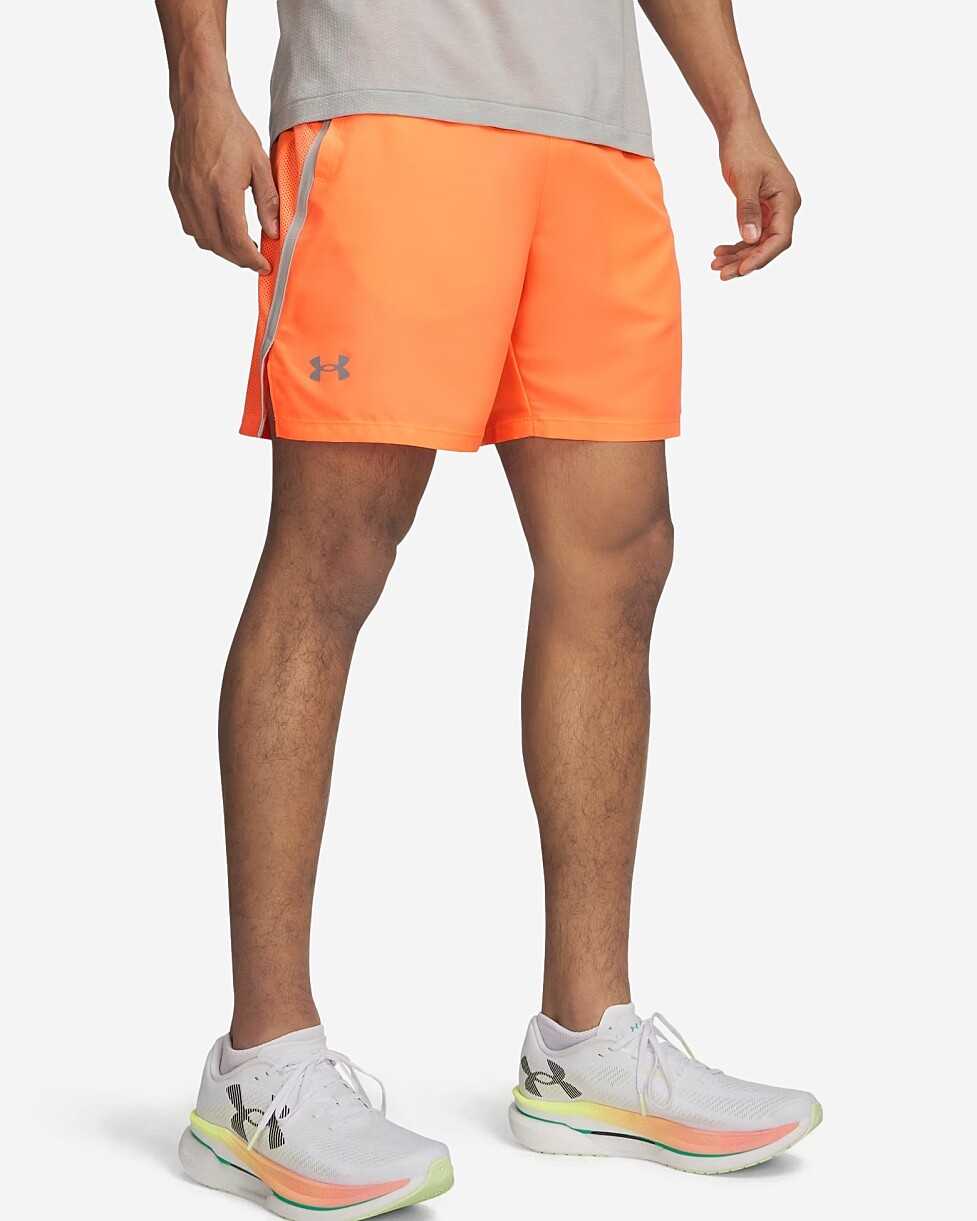 CALÇÕES UNDER ARMOUR LAUNCH 7 - LARANJA