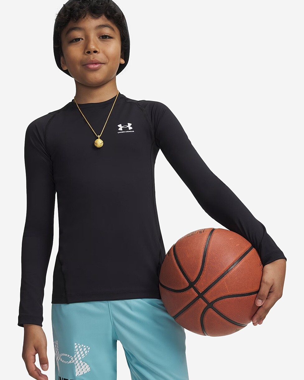 SWEAT UNDER ARMOUR HG JR - PRETO