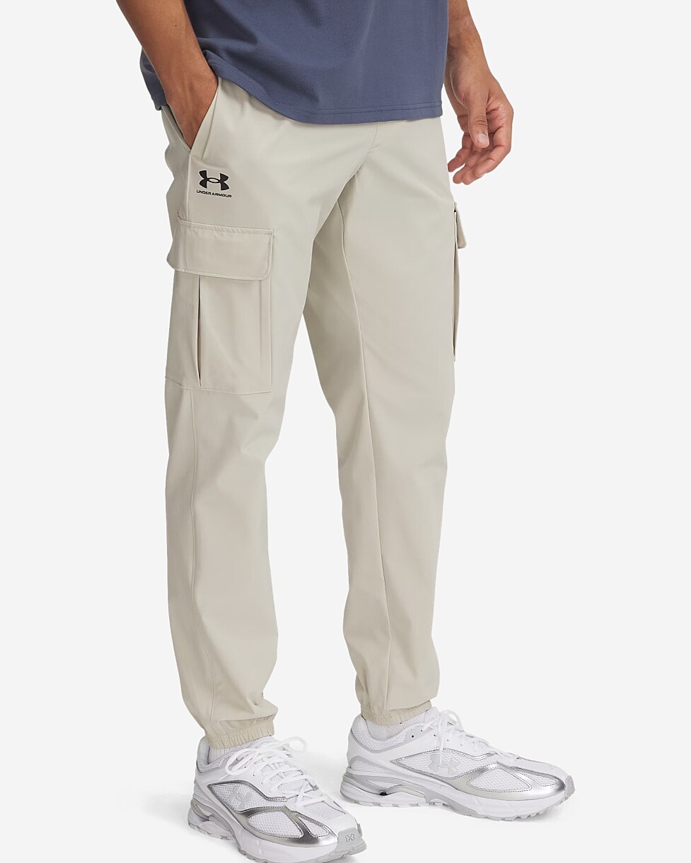 CALÇAS UNDER ARMOUR VIBE WOVEN CARGO  - BEGE