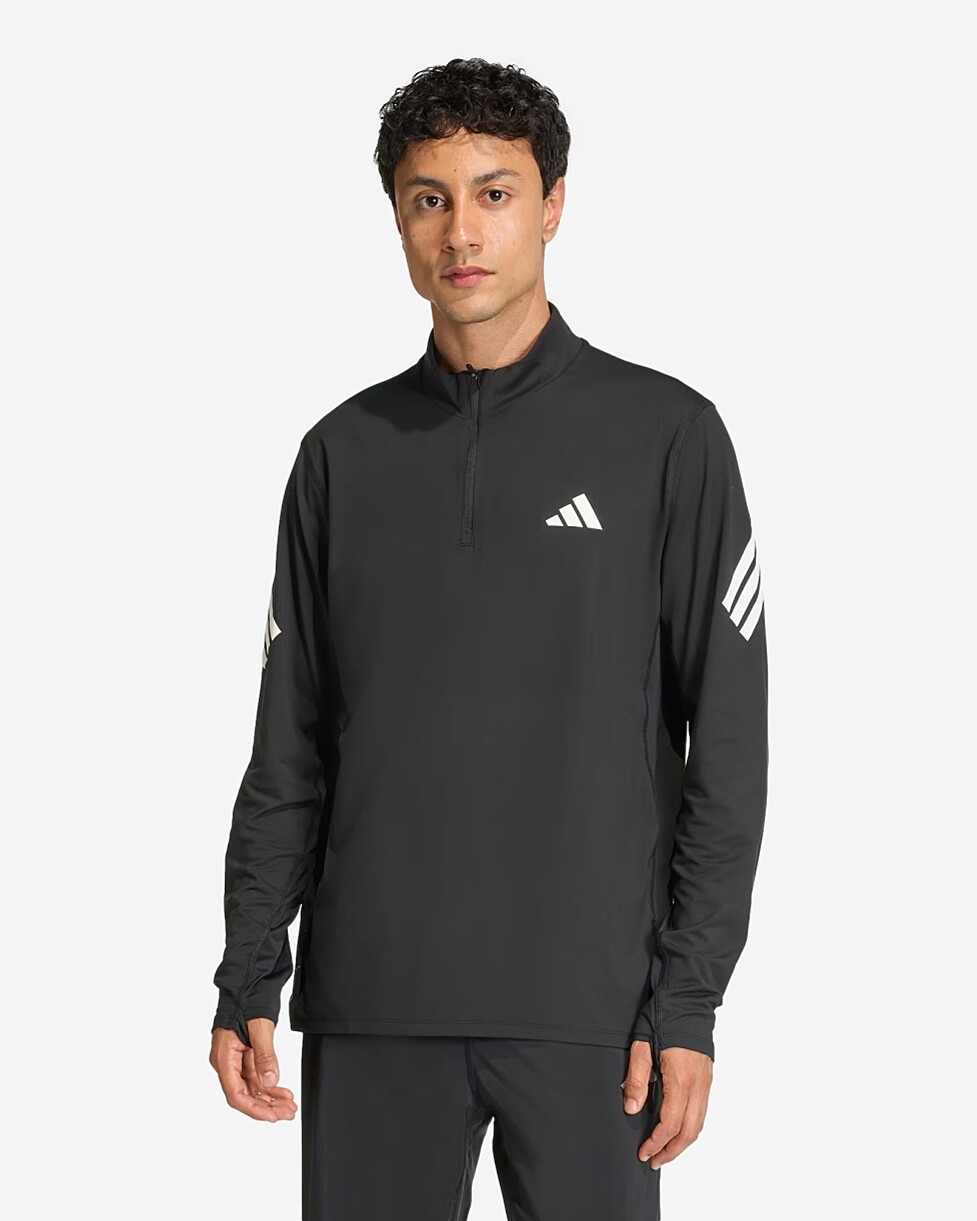 SWEAT ADIDAS ADI365 ZIP - PRETO