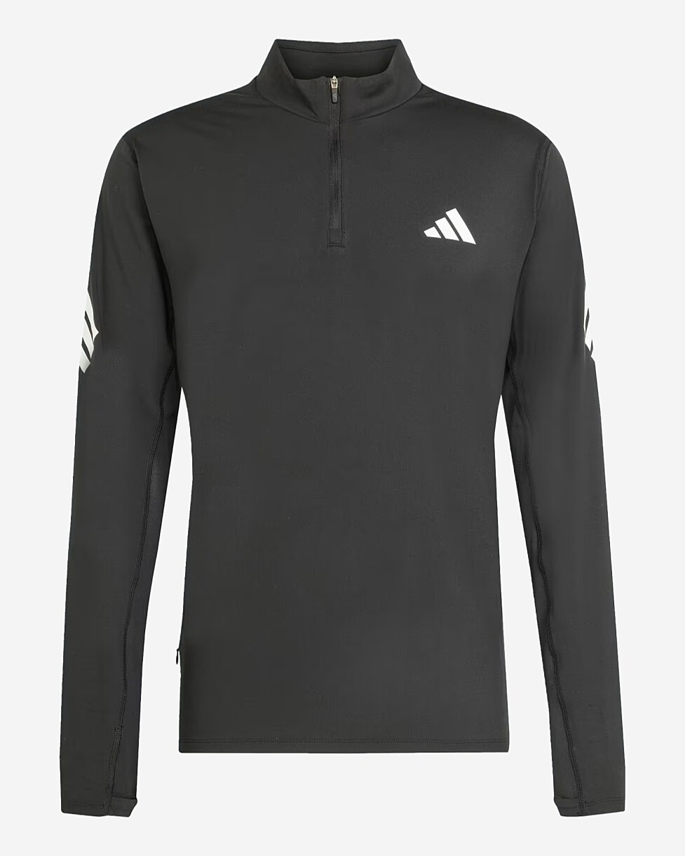 SWEAT ADIDAS ADI365 ZIP - PRETO