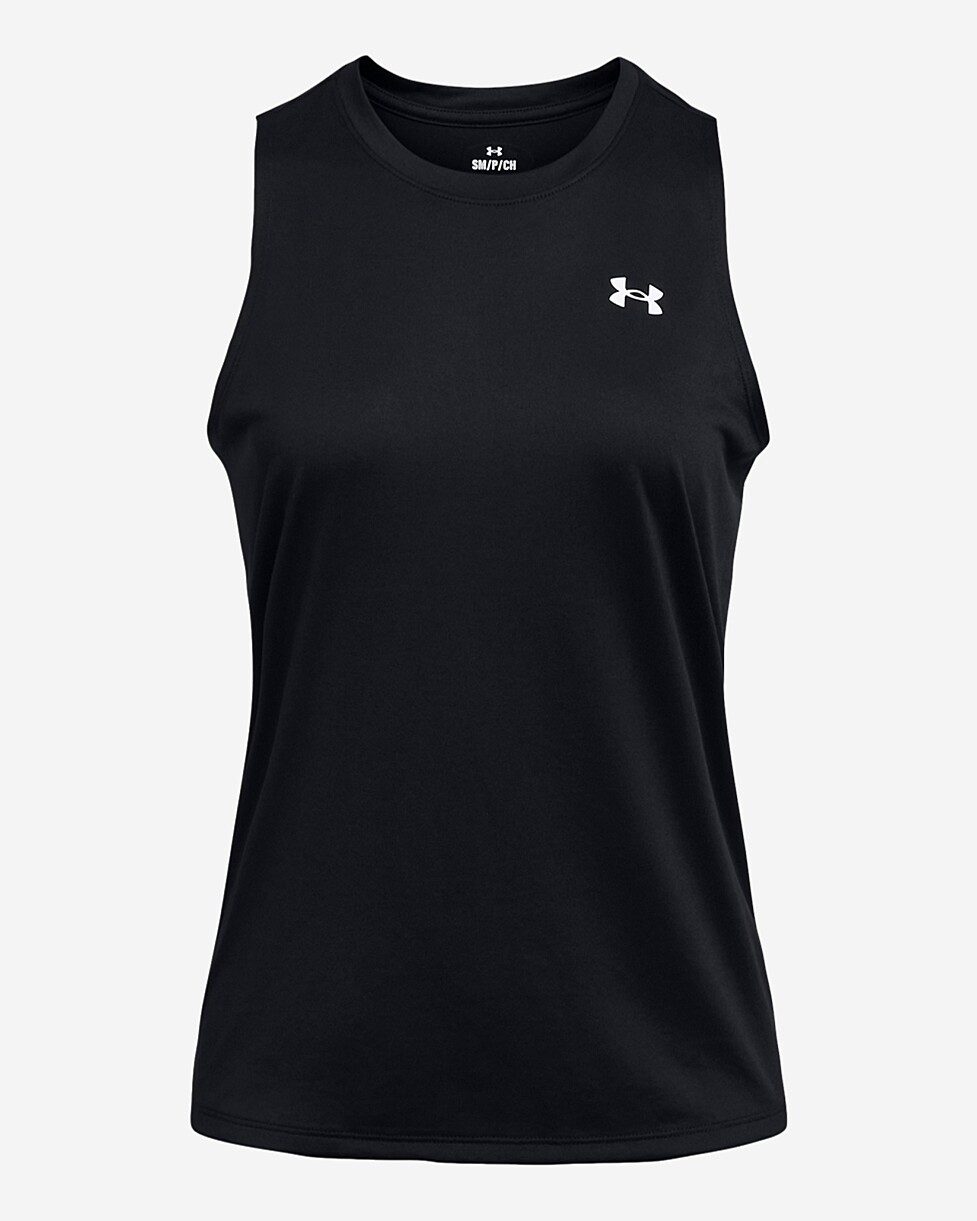 T-SHIRT  UNDER ARMOUR TECH TANK W - PRETO
