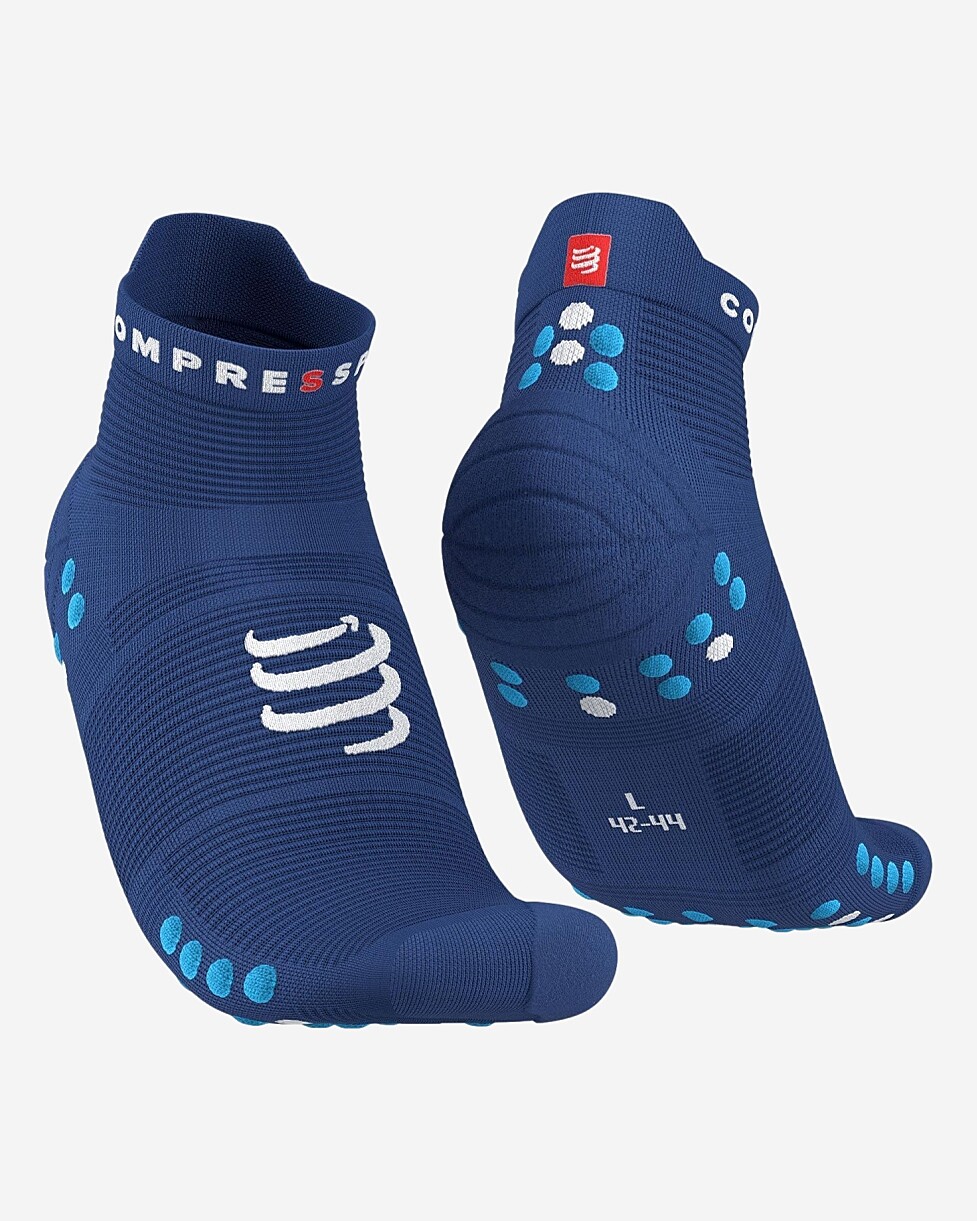MEIAS COMPRESSPORT PRO RACING V 4.0 RU LOW  - AZ/AZ