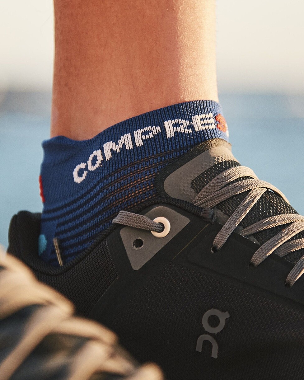 MEIAS COMPRESSPORT PRO RACING V 4.0 RU LOW  - AZ/AZ