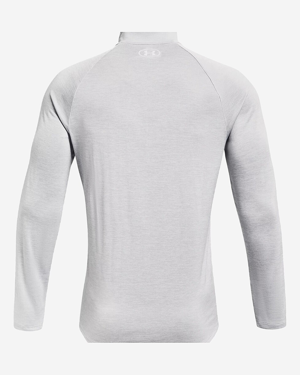 SWEAT UNDER ARMOUR TECH 2.0 1/2 ZIP - CINZA/CLARO