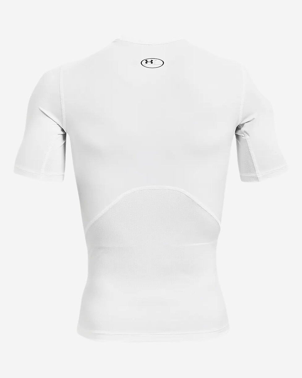 T-SHIRT UNDER ARMOUR HEATGEAR COMP SS - BRANCO