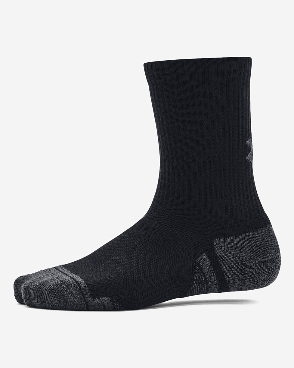 MEIAS UNDER ARMOUR PERFORMANCE. CREW 3PK JR